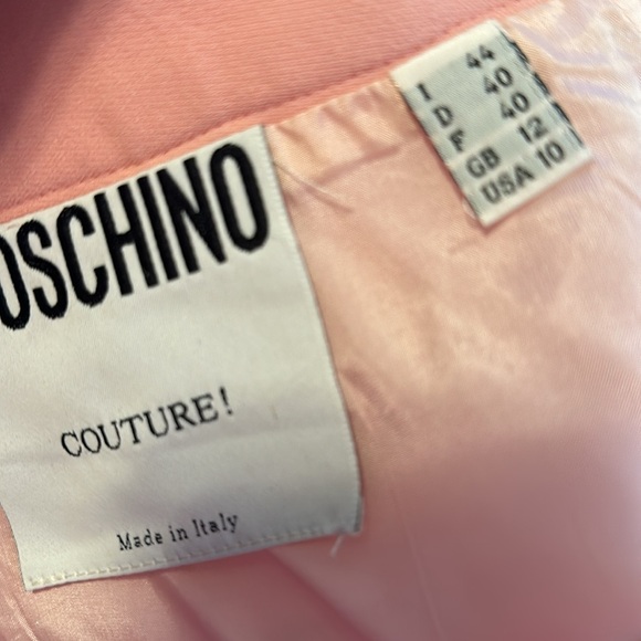 Moschino Cheap Chic Pink Wool Mini Skirt - Picture 7 of 9